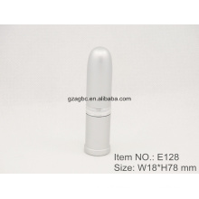 Elegant Aluminum Bullet Shape Lipstick Tube Container E128, cup size 12.1/12.7,Custom colors